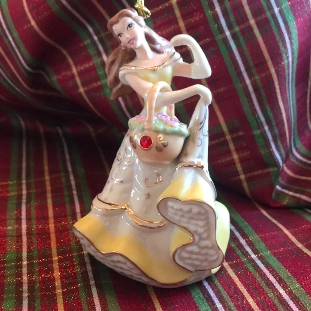Brand New Lenox Disney Showcase Princess Belle Christmas Tree Ornament